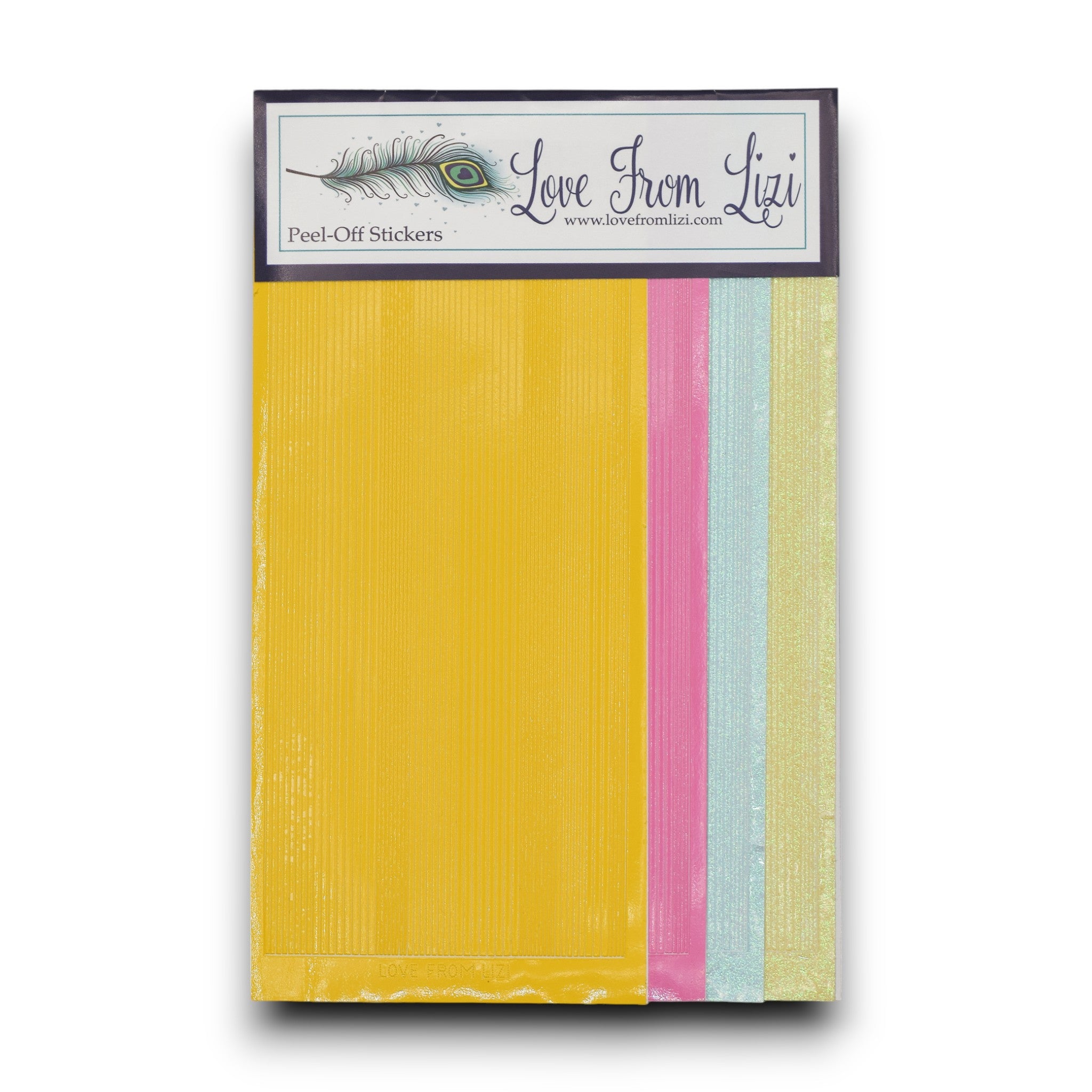 Sun Sea Sand - Pin Stripe Peel-Off 4 Pack